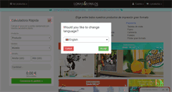 Desktop Screenshot of lonasyvinilos.com